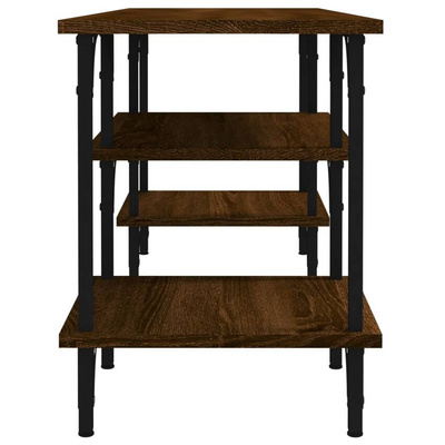 vidaXL Szafka pod TV, brązowy dąb, 102x35x45,5 cm