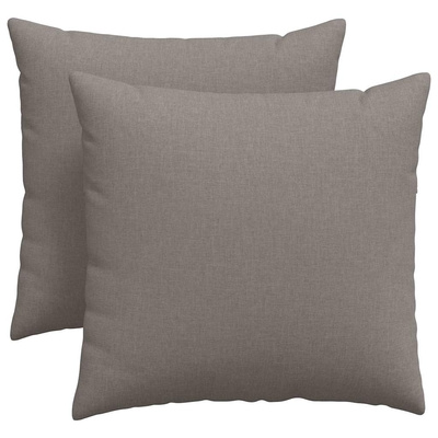 Poduszki na sofę 2 pcs Ciemnoszary 45 x 45 cm tkanina