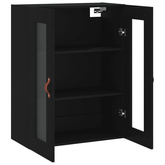 vidaXL Szafka wisząca, czarna, 69,5x34x90 cm model standard
