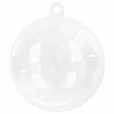 Zestaw Bombek Choinkowych 50 pcs przezroczysty ? 5 cm
