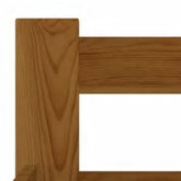 vidaXL Rama łóżka, miodowy brąz, lite drewno sosnowe, 160 x 200 cm model standard