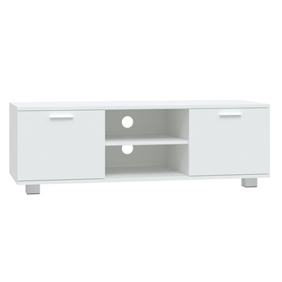 vidaXL Szafka pod TV, biały, 120x40,5x35 cm, materiał drewnopochodny