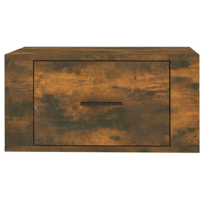 vidaXL Wiszące szafki nocne, 2 szt., opalany dąb, 50x36x25 cm