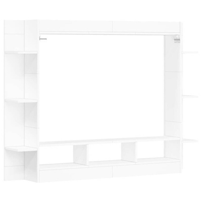 Szafka pod TV, biała, 152x22x113 cm, materiał drewnopochodny vidaXL