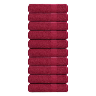Ręczniki do rąk, FROGN, 10 szt., Bordeaux 50x100 cm, 360 g/m?