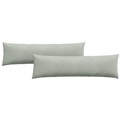 Poduszki na sofę 2 pcs Jasnoszary 145 x 40 cm