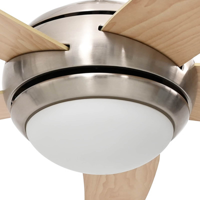 Wentylator sufitowy z lampą ? 130 cm Sonoma