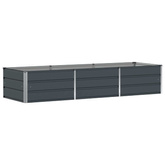 Donica Antracyt 240 x 80 x 45 cm Stal