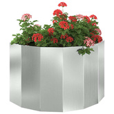 Donica Srebrny 90 x 45 x 50 cm Stal Galwanizowana
