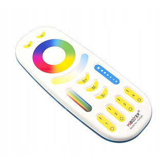MiBoxer FUT092 Pilot taśmy LED RGB-CCT 4 strefy Biały 2,4G