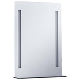 vidaXL Ścienne lustro łazienkowe z LED, z półką, 50 x 70 cm