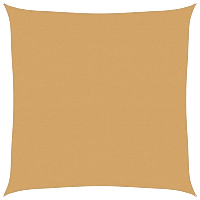Żagiel przeciwsłoneczny, 160 g/m?, piaskowy, 5x5 m, HDPE