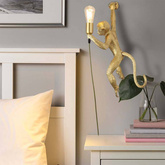 Lampa Wisząca Złota Małpa Abruzzo Shimpo E27