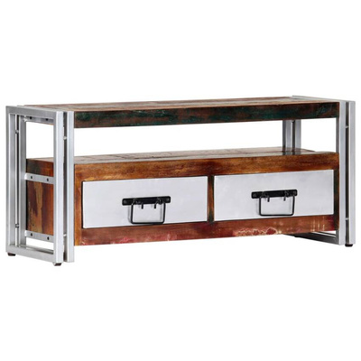 vidaXL Szafka pod TV, 90 x 30 x 40 cm, lite drewno z odzysku