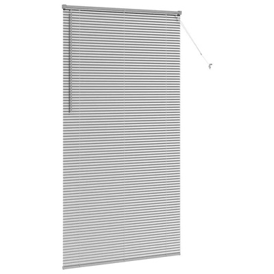 Żaluzje weneckie Srebrny 220 x 110 cm Aluminium