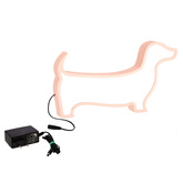 DOG LAMPA lampka stołowa  LED IQ KIDS rózowy