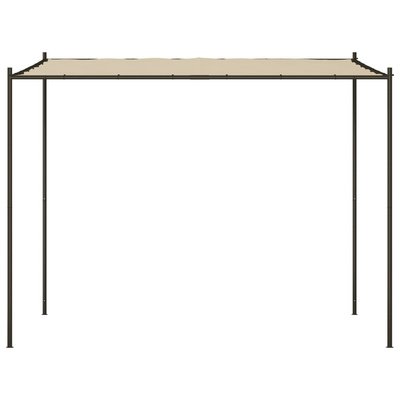 Altana, beżowa, 3x3 m, 180 g/m², tkanina i stal