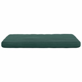 Poduszki na siedziska 4 pcs Ciemna zieleń 40 x 40 x 3 cm