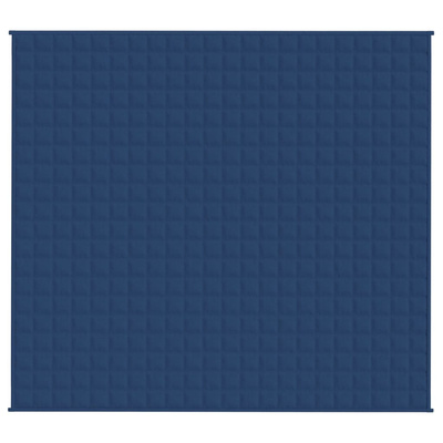 Koc obciążeniowy, niebieski, 200x230 cm, 13 kg, tkanina