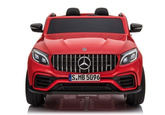 Auto na Akumulator Mercedes GLC 63S Dwuosobowy LED MP3 Czerowny Lakierowany