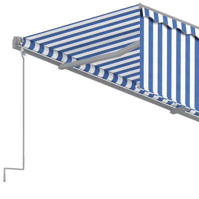 vidaXL Automatycznie zwijana markiza z zasłoną, 3,5x2,5 m