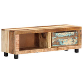 vidaXL Szafka pod TV, 100x30x33 cm, lite drewno odzyskane