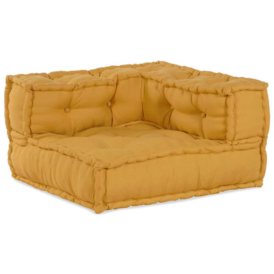 Modularna jednostka sofy 2 pcs żółty 140 x 70 x 56 cm tkanina