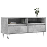 vidaXL Szafka pod TV, szarość betonu, 100x34,5x44,5 cm wariant 4