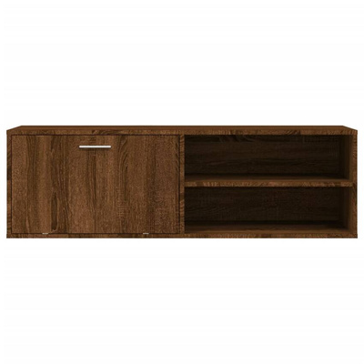 vidaXL Szafka pod TV, brązowy dąb, 120x34x37 cm