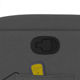 vidaXL Podnoszony fotel masujący, rozkładany, ciemnoszary, tkanina