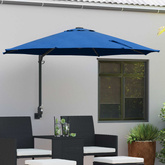Parasolka ogrodowa 248 x 248 x 148 cm Poliester i Stal