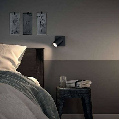 Reflektor natynkowy Philips myLiving KOSIPO, 1 x GU10, czarny, 5059130PN