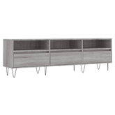 vidaXL Szafka pod TV, szary dąb sonoma, 150x30x44,5 cm w kolorze cm