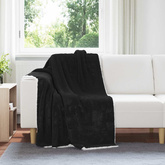 Koc Czarny 130 x 150 cm Polar