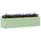 Donica Zielony 320 x 80 x 75 cm Stal