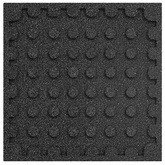 Płytki ochronne przed upadkiem 12 pcs Czarny 50 x 50 cm Guma