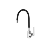 Bateria zlew. ligaria z elastyczną wylewką, chrom/czarny BZ-39-008-L Invena