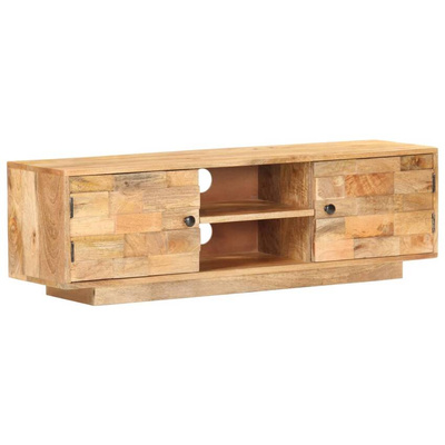 vidaXL Szafka pod TV, 116x30x35 cm, lite drewno mango