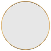 vidaXL Lustro ścienne, złote, Ø 40 cm, okrągłe