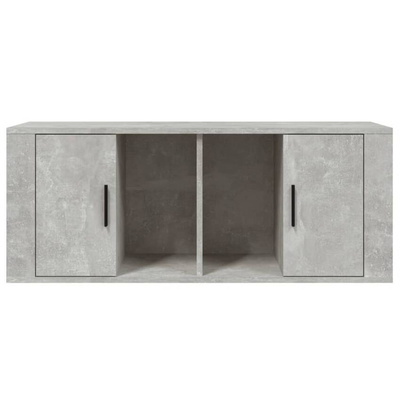 vidaXL Szafka pod TV, szarość betonu, 100x35x40 cm model standard