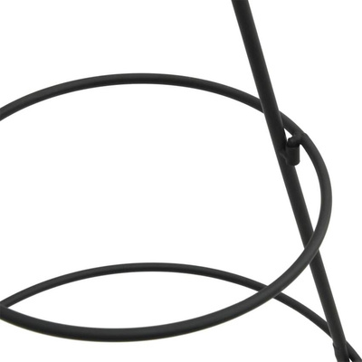 vidaXL Metalowa choinka świąteczna, do dekoracji, czarna, 90 cm wariant 5