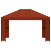 Altana 4 × 3 m terakota Poliester i Stal 190 gsm