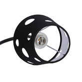 Żyrandol czarny lampa wisząca 5xE14 Batley Ledea 50205106