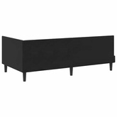 Rama Łóżka Narożnego z Materacem 2 szt. Czarny 100 x 200 cm