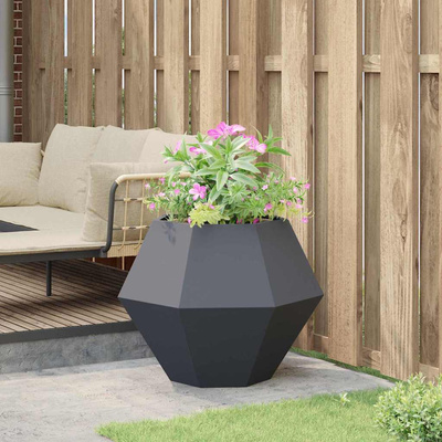 Donica Antracyt 75 x 75 x 60 cm Stal