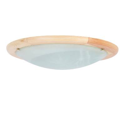 Lampa Sufitowa Candellux Bamboo 14-06653 Plafon Drewno Standard 2X60 W E27 Sosna