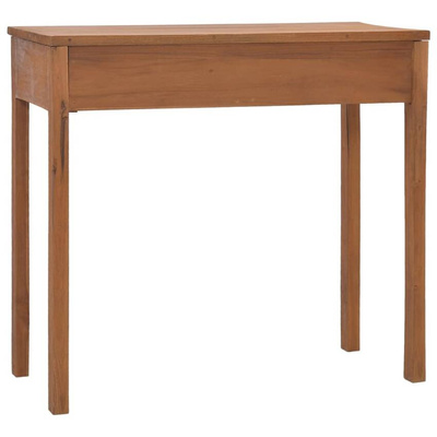 vidaXL Biurko, 81x40x75 cm, lite drewno tekowe