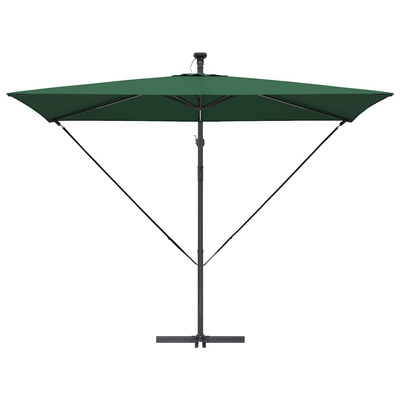 Parasol plażowy Ze LED Lights Zielony 294 x 200 x 270 cm