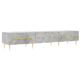 Szafka pod TV, szarość betonu, 150x36x30 cm vidaXL