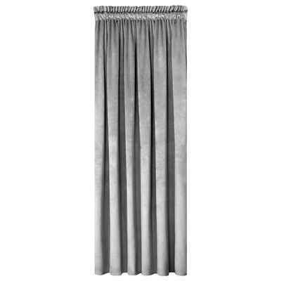 Zasłona Melanie szara 140x270